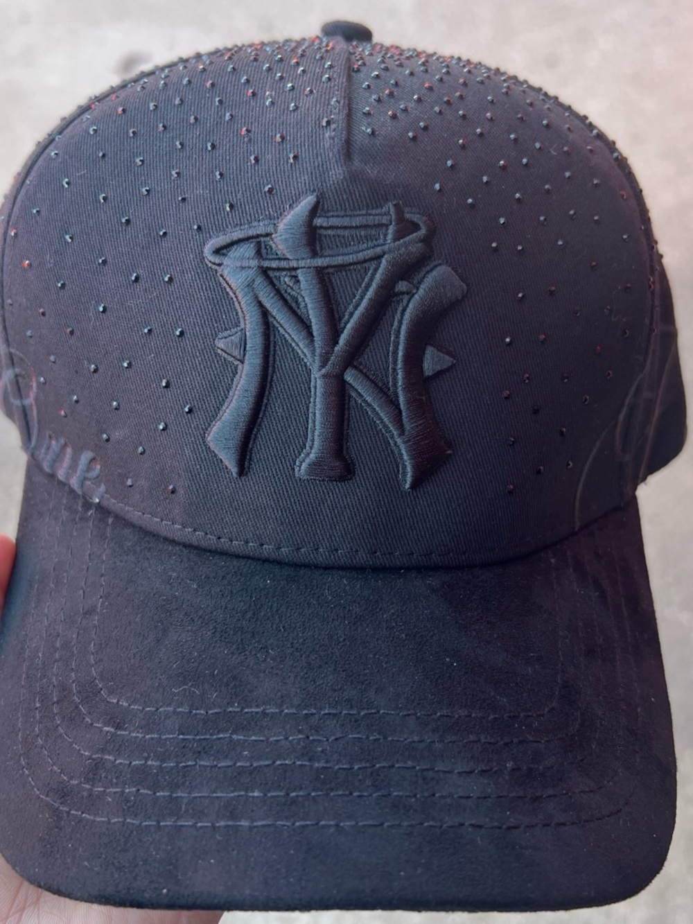 thirty-one Black Logo-Printed Baseball Cap